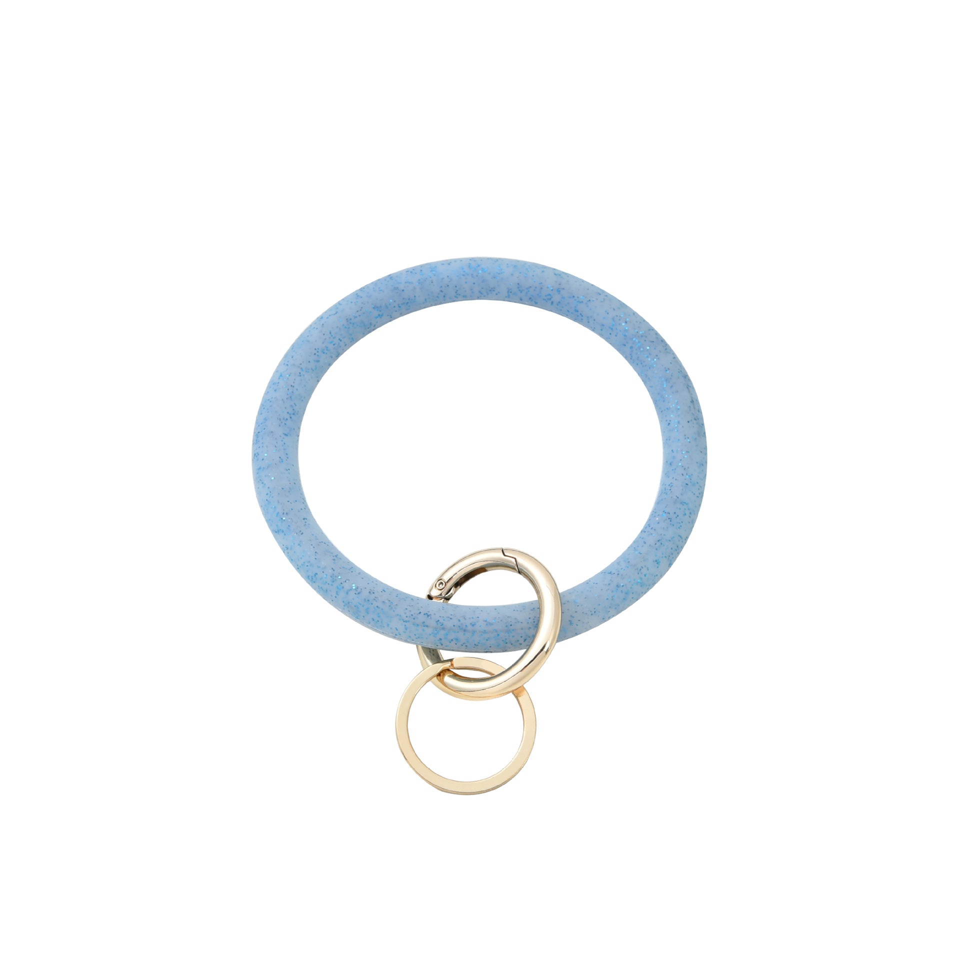 Venta al por mayor Llavero De Pulsera De Brillo De Silicona